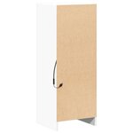 vidaXL Buffet avec LED blanc 38x34x100 cm bois d'ingénierie