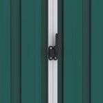 vidaXL Abri de jardin Vert 205x129x183 cm Acier galvanisé