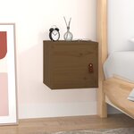 vidaXL Armoire murale Marron miel 31 5x30x30 cm Bois de pin massif