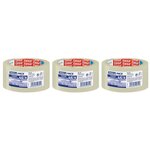 Ruban Adhésif Polypro STRONG 45 microns H50mm x L66 m Transparent x 3 TESA