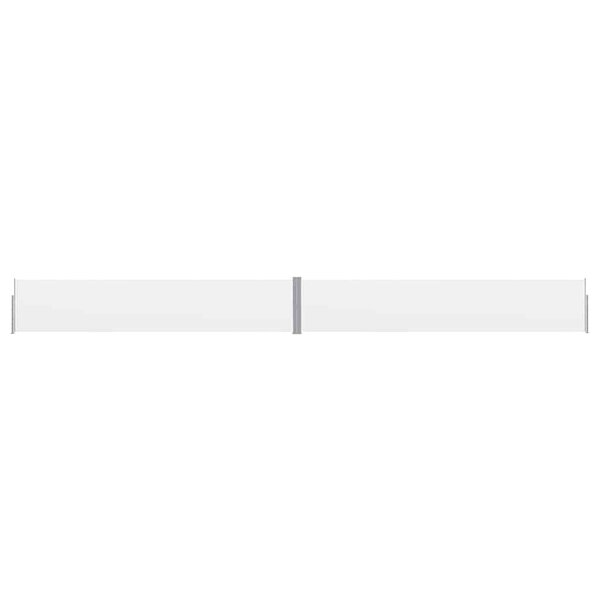 vidaXL Auvent latéral rétractable de patio 140x1200 cm Crème