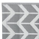 vidaXL Tapis d'extérieur gris 140x200 cm PP
