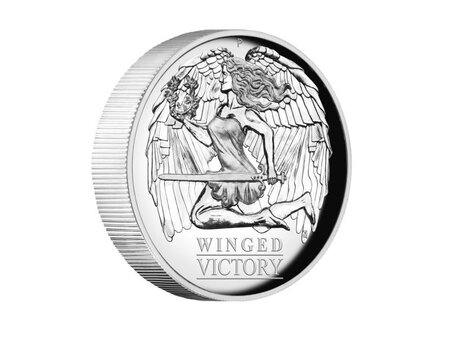 Pièce de monnaie 1 Dollar Australie 2021 1 once argent BE – Victoire ailée