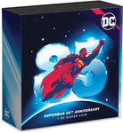 Monnaie en argent 2 dollars g 31.1 (1 oz) millésime 2023 superman anniversary superman 85