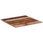 vidaXL Dessus de table carré 80x80 cm 15-16 mm Bois de récupération