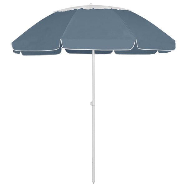 vidaXL Parasol de plage Bleu 300 cm
