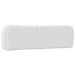 vidaXL Coussin de tête de lit blanc 180 cm similicuir