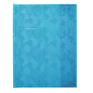 Protège-cahier 17x22 cm pvc 90 bleu turquoise ELBA