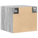 vidaXL Armoire murale sonoma gris 45x42 5x40 cm bois d'ingénierie