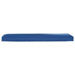 vidaXL Coussin de Palette pour Banc Bleu Royal 140x40x8 cm Tissu Oxford
