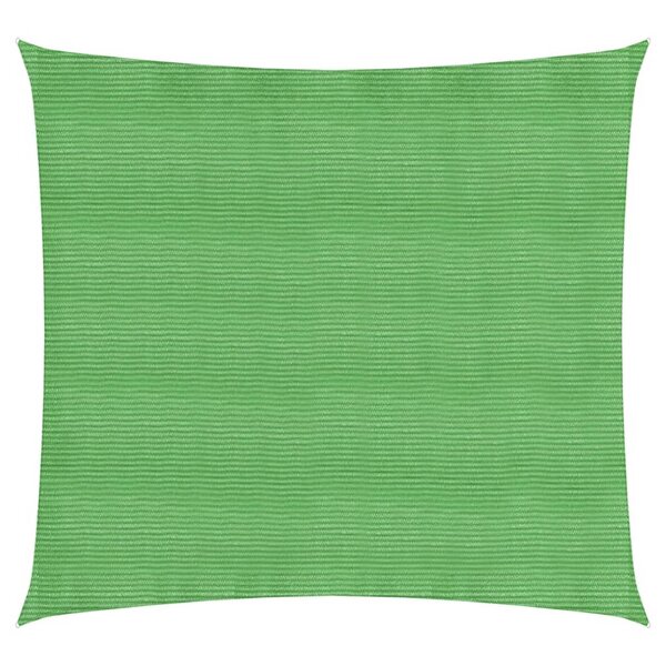 vidaXL Voile d'ombrage 160 g/m² Vert clair 6x6 m PEHD