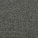 vidaXL Cadre de lit sans matelas gris foncé 180x200 cm tissu