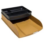 Corbeilles À Courrier Combo Styli Neo Deco - Or Cuivré - X 6 - Exacompta