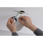 Plafonnier encastrable LED Promo rond 6W Ø116 mm 3000K blanc