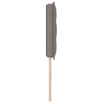 vidaXL Tête de Lit LED Design Lignes Taupe 72 cm Tissu