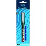 Stylo à plume inx sportive aléatoire 1 pièce + 2 cartouches schneider