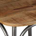 vidaXL Chaises à manger lot de 2 bois solide de manguier