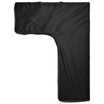 vidaXL Housse de salon de jardin en forme de L 18 œillets 220x285x80cm