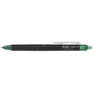 Stylo roller effaçable frixion point clicker pointe fine vert pilot