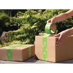 tesapack ruban adhésif emballage Eco & Strong 50 mm x 66 m Vert x 3 TESA