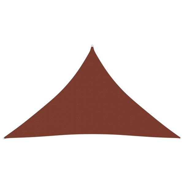vidaXL Voile parasol Tissu Oxford triangulaire 3x3x4 24 m Terre cuite