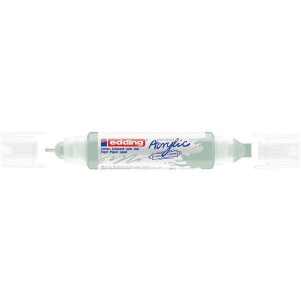 Marqueur acryl 3d dble pointe 5400 menthe douce 2-3 mm  5-10 mm EDDING