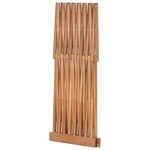 vidaXL Tabouret pliable 40x32x45 cm Bois de teck solide
