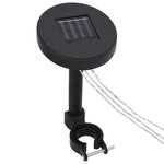 vidaXL Chapiteau de jardin avec lumières LED 3x3 m Anthracite