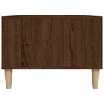 vidaXL Table basse Chêne marron 90x50x36 5 cm Bois d'ingénierie