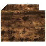 vidaXL Lit de jour et tiroirs chêne fumé 90x200 cm bois d'ingénierie