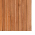 vidaXL Tapis rectangulaire naturel 100x200 cm bambou