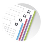 European book Urban Mix format A4+ 240P 90g coloris aléatoire OXFORD