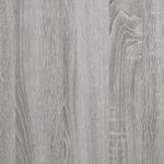 vidaXL Cadre de lit avec tête de lit sonoma gris 150x200 cm