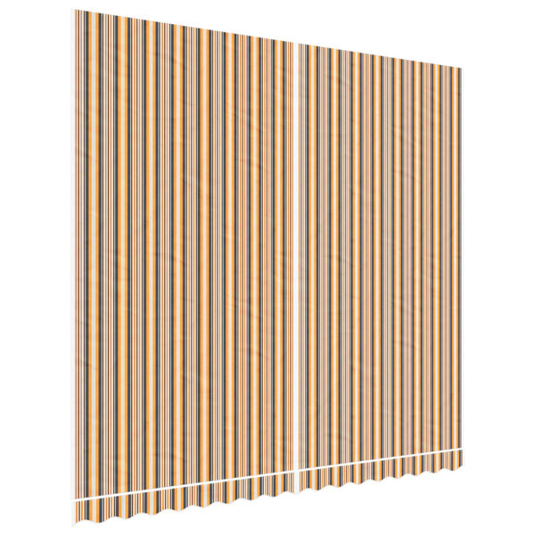 vidaXL Tissu de remplacement pour auvent rayures multicolores 4x3 5 m