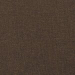 vidaXL Cadre de lit sans matelas marron foncé 140x200 cm tissu