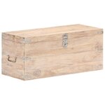 vidaXL Coffre 90x40x40 cm Bois d'acacia solide