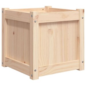 vidaXL Jardinière 40x40x40 cm bois de pin massif