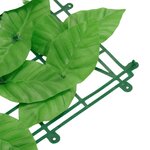 vidaXL Brise-vue de balcon avec feuilles vert 300x150 cm