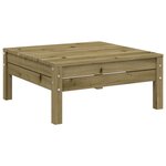 vidaXL Salon de jardin 5 Pièces avec coussins bois de pin imprégné