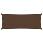 vidaXL Voile d'ombrage 160 g/m² Marron 2x4 5 m PEHD