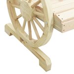 vidaXL Chaise de jardin Adirondack bois de sapin massif