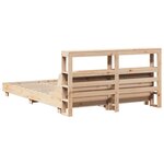 vidaXL Cadre de lit sans matelas 120x200 cm bois de pin massif