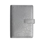 OrganiseurExatime 17 light Floralie 14 x 19 cm Semainier Argent EXACOMPTA