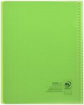 Cahier protège-cahier Koverbook Piqué Polypro 24x32 cm 160 P Q 5x5 Coloris Alé... CLAIREFONTAINE
