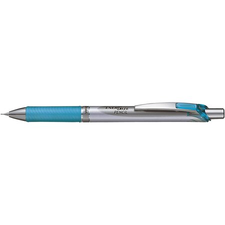 Porte-mine energize pl77 pointe 0 7mm argent/bleu ciel pentel