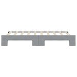 vidaXL Lit de jour avec lit gigogne gris clair 90x190 cm tissu
