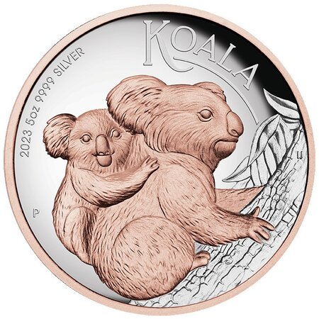 AUSTRALIAN KOALA 5 Once Argent Monnaie 8 Dollars Australia 2023