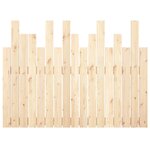 vidaXL Tête de lit murale 108x3x80 cm Bois massif de pin