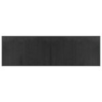 vidaXL Tapis rectangulaire gris 60x200 cm bambou