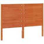 vidaXL Tête de lit cire marron 150 cm bois massif de pin
